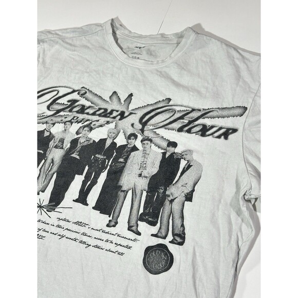 Ateez Golden Hour Part 2 Boy Band T-Shirt Hello82 Adult Size Large Distressed - Picture 6 of 11